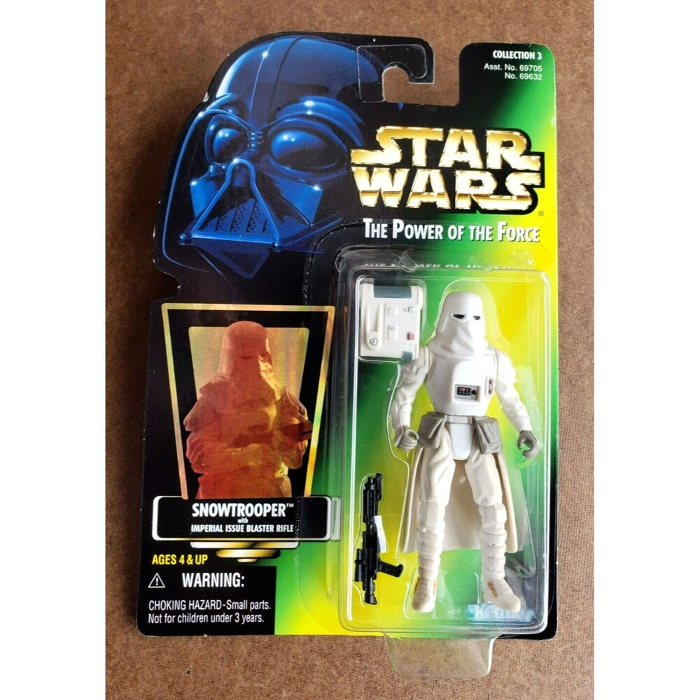 VTG 1997 Kenner Hasbro SNOWTROOPER Figure White Star Wars The Power of The Force